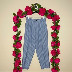Ship’N Shore Vintage Houndstooth Pleated Straight Leg Pants Size 12